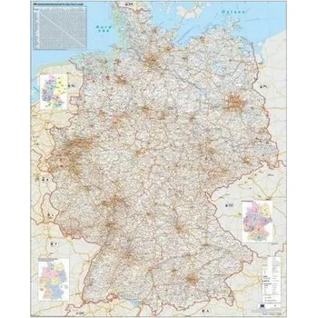 Verkehrswegekarte Deutschland