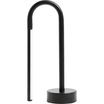 Čtecí lampička Černá kovová LED stolní lampa (výška 30 cm) Bow – Kave Home ID_1826886