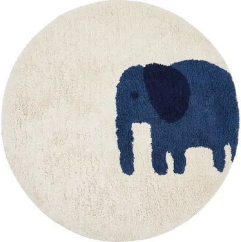 Koberec Slonovinový pratelný/ručně tkaný bavlněný dětský koberec ø100 cm Tandani – Kave Home ID_1827622