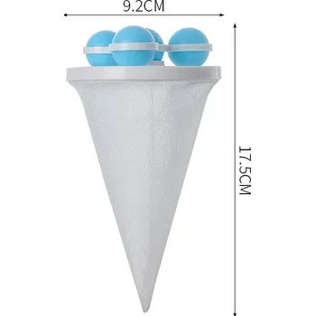 Omyvatelný lapač chlupů do pračky - Modrá