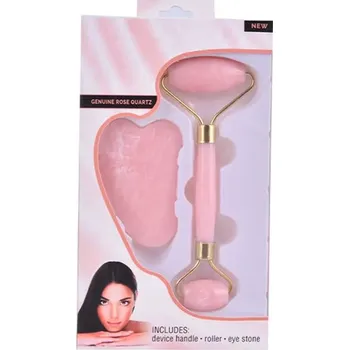 Masáž Masážní váleček a deska pro omlazení pleti a odstranění vrásek - Světle růžová