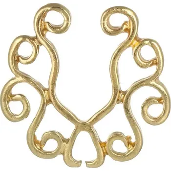 Piercing Falešný piercing | fake piercing do bradavky - různé varianty - Style 3-Gold