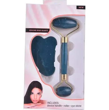 Masáž Masážní váleček a deska pro omlazení pleti a odstranění vrásek - Modrá