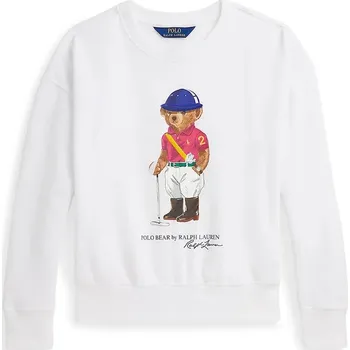 Chlapecká mikina Dětská mikina Polo Ralph Lauren 313A96116003 bílá 00X, vel. 155-159