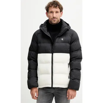 Pánská větrovka Bunda Calvin Klein Jeans LV04RD527G bílá 00X, vel. S