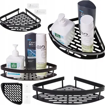 Koupelnový nábytek ROHOVÁ POLICE DO KOUPELNY POD SPRCHU ORGANIZÉR SKŘÍŇKA NA KOSMETIKU LOFT