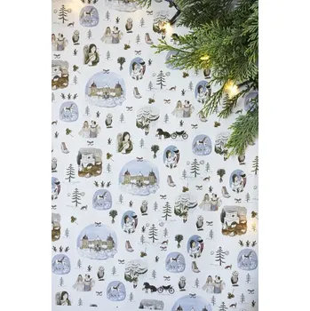 Papír Be Nice vánoční balicí papír Popelka - velký 3ks velký 68 x 98 cm