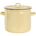 KASTROL S POKLICÍ SMALT 7L, BÉŽOVÝ