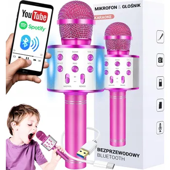 Mikrofon Mikrofon LTC MIKROFON DLA DZIECKA BLUETOOTH KARAOKE PRO DĚTI