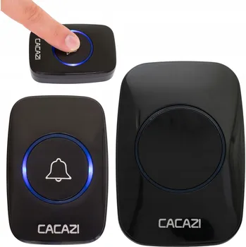 Domovní zvonek Bezdrátový zvonek Cacazi s dosahem 300 m a hlasitostí 115 dB