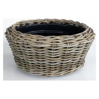 Proutěný koš Kubu 12x30 cm s plastovým vkladem