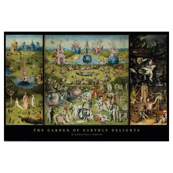 Plakát Plakát, Obraz - Zahrada pozemských rozkoší, Hieronymus Bosch, 91.5 × 61 cm