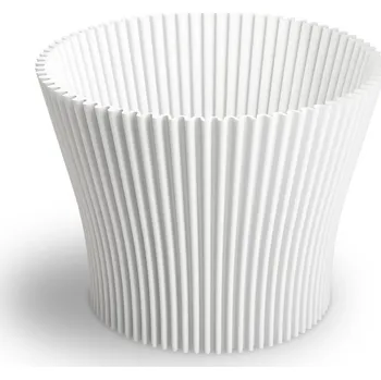 Obal na květináč Plastový obal na květiny Lotos 130, bílý