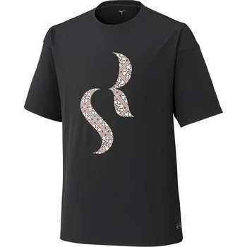 Pánské sportovní tričko Mizuno SR OVERSIZED TEE H/S / Black Velikost: M