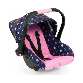 Hračka Bayer Siedzonko do samochodu Deluxe z baldachimem, granatowo różowe 67916AA