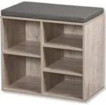 Kesper, Botník s polštářem na sezení, dekor bílé vápno