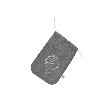 chlebník Mrkváček - funkční pytlík na kořenovou zeleninu - UNI šedý