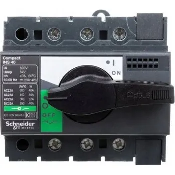 Jistič Odpínač INTERPACT, INS40, 3P, 40A, 28900, Schneider Electric