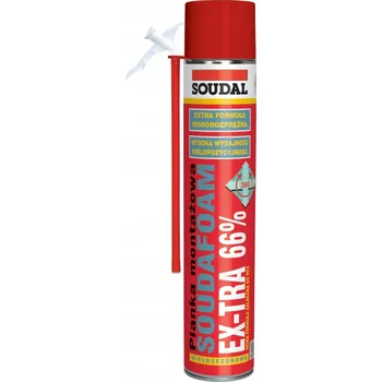 Montážní pěna SOUDAL Montážní pěna polyuretanová EX-TRA 66% - 750ml