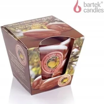 Svíčka Parafínová vonná svíčka Argan Oil Bartek Candles
