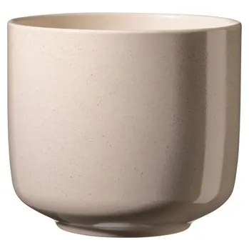 Květináč Keramický květináč Bari 24 cm krém efekt