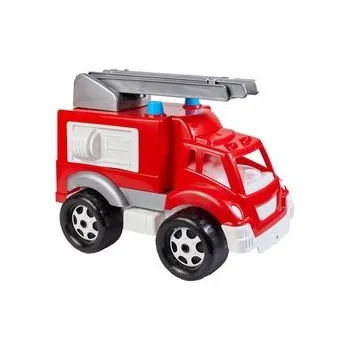 autíčko Auto hasiči plast na volný chod v síťce 19x23x30cm