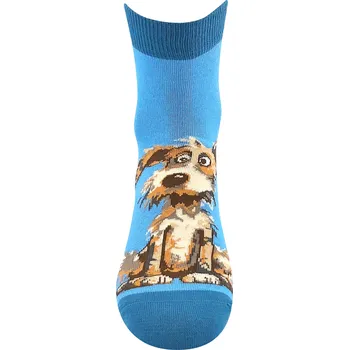 Dámské ponožky BOMA Dámské letní ponožky VoXX ALÍK - mix B Barva: Modrá, Velikost: 35-38