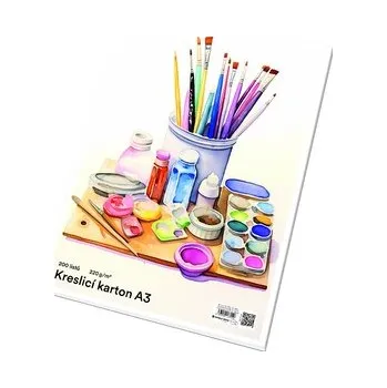 Výtvarný papír Papírny Brno - kreslící karton A3, 220 g/m2, 200 listů