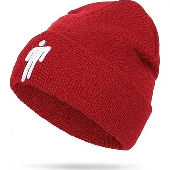 Čepice Zimní čepice | čepice Billie Eilish - fialovočervená