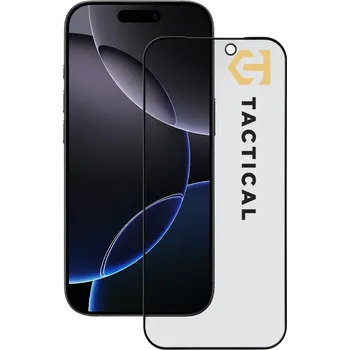 Tactical Glass Shield Privacy Stealth 5D sklo pro Apple iPhone 17 Pro Black