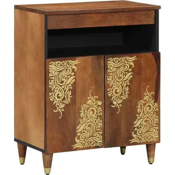 Komoda vidaXL Servírovací skříň Hnědá 60 x 33 x 75 cm Masivní mangové dřevo [4018761]