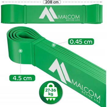 ODPOROVÁ GUMA NA CVIČENÍ POWERBAND 45mm POSILOVACÍ GUMA FITNESS WORKOUT 27-36kg