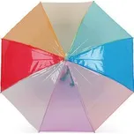 Dětský průhledný deštník duha - 1 ks - 4 mint