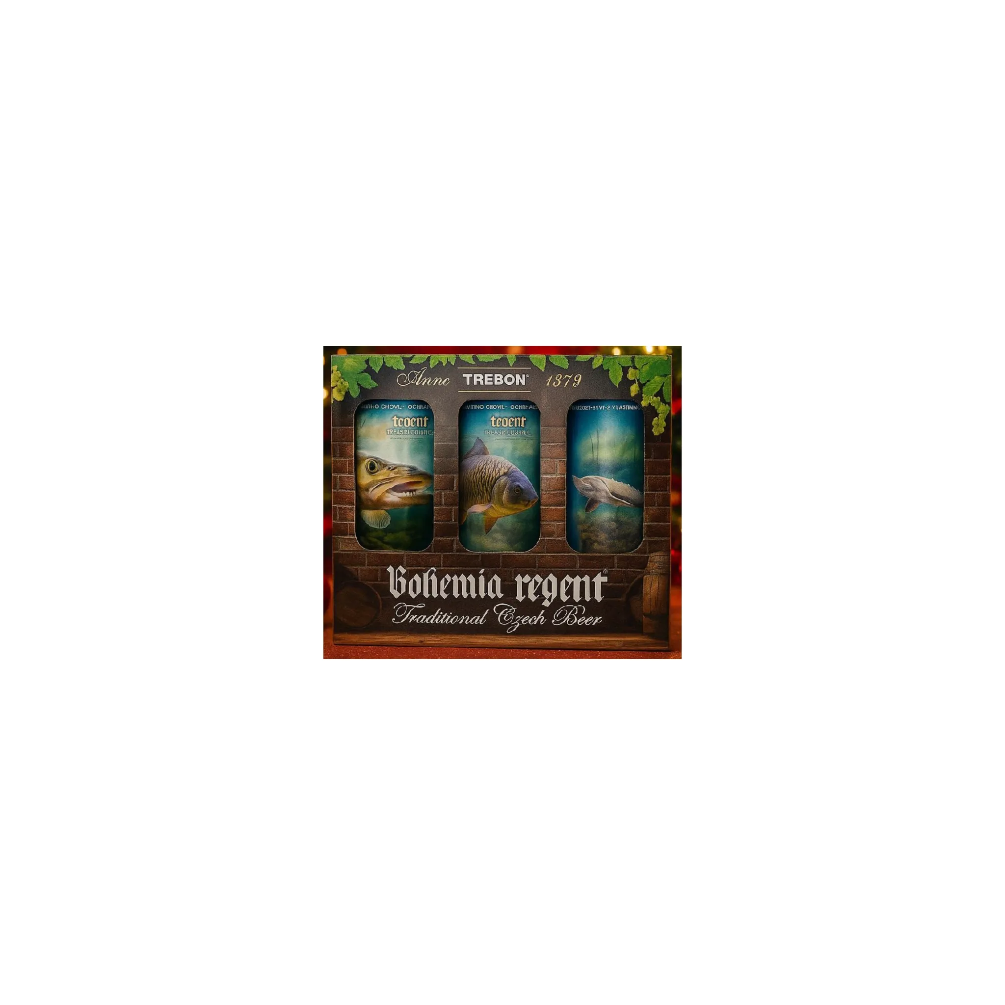 Fotografie 3 - Pivo Pivovar Regent Vodní říše Třeboň mix motivů 12° 6x 0,5 l plech