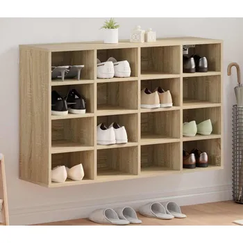 Botník vidaXL Skříň na obuv Sonoma dub 103 x 30 x 67 cm kompozitní dřevo [808732]