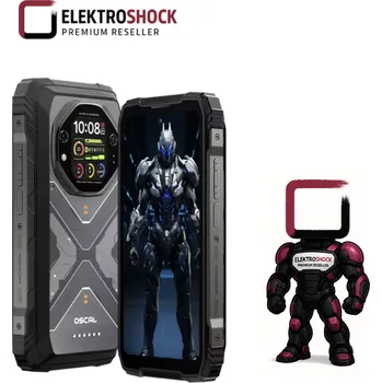 Mobilní telefon OSCAL TANK 1 5G 12/256 GB Barva: Černá