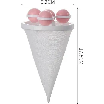 Omyvatelný lapač chlupů do pračky - Růžová