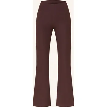 Dámské legíny Sweaty Betty Dámské Punčocháče Glow Fley, tmavě hnědá, 34