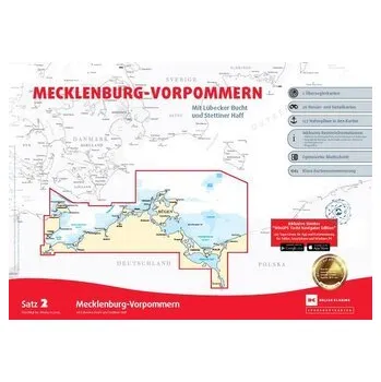 Sportbootkarten Satz 2: Mecklenburg-Vorpommern (Ausgabe 2025)