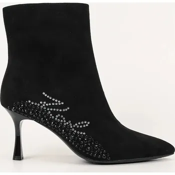 Dámské kozačky Semišové boty Karl Lagerfeld SIENNA KL32743A.50S černá 99X, EUR 39