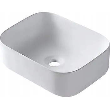 Umyvadlo Umyvadlo na desku oválné Balneo NATRA 30 cm bílé