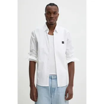 Pánská košile Košile HUGO Ermo 50505315 bílá 00X, vel. M