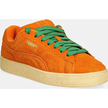 Pánská obuv Semišové tenisky Puma Suede XL CARROTS 398800 oranžová 22X, EUR 44.5