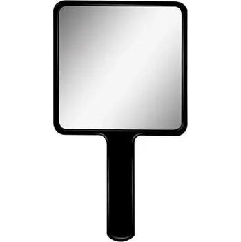 Kosmetické zrcátko Ruční kosmetické zrcátko pro perfektní makeup - černá
