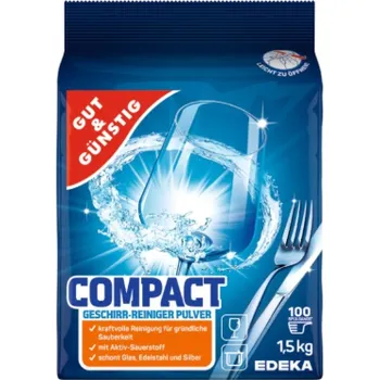 Mycí prostředek G&G Prášek do myček na nádobí 1,5 kg - originál z Německa G&G Prášek do myček na nádobí 1,5 kg - originál z Německa