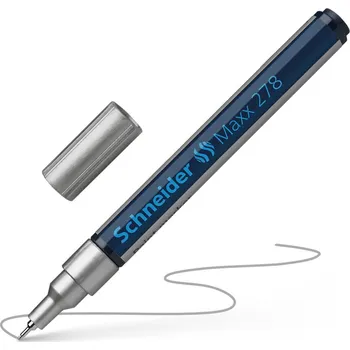 Popisovač lakový Schneider Maxx 278 - stříbrná