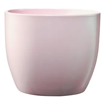 Květináč Keramický květináč Basel lesklý 21 cm perlová růže