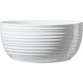 Květináč Bílý keramický květináč Bergamo, 20 x 9 cm