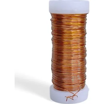 Vázací drát FLOWERIO Aranžérský floristický drát 0,4mm 30g - měděný