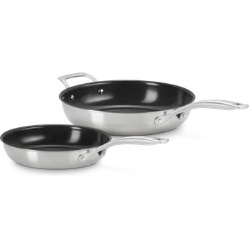 Pánev Le Creuset, Pánve Essential 3-ply 24 cm + 28 cm, nerezové, 2 ks - Formadore